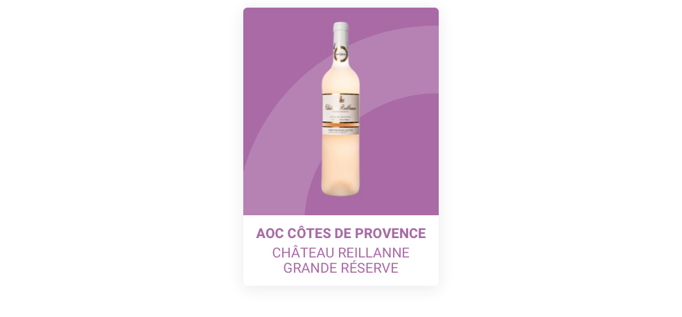 AOC Côtes de Provence Château Reillanne Grande Réserve